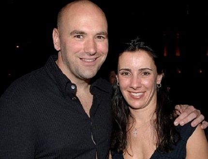 Dana White with his wife, Anne White