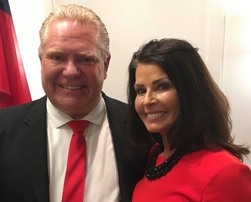 Doug Ford with wife, Karla Ford