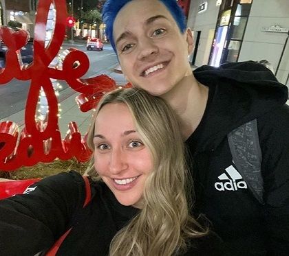 Ninja with his Wife, Jessica Goch Blevins