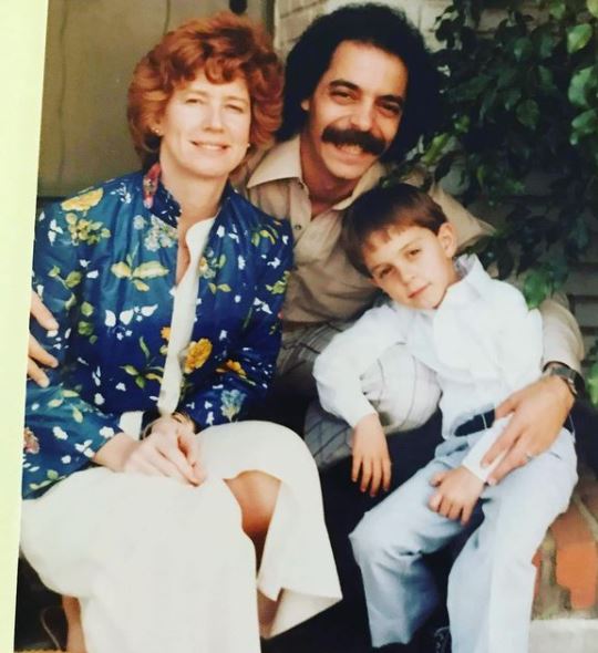 Alexander Polinsky With his Parents