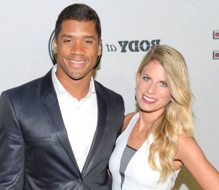 Ashton Meem with her ex-husband Russell Wilson