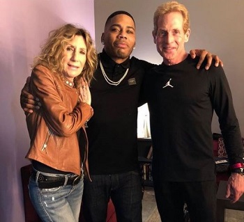 Ernestine Sclafani with her Husband Skip Bayless and Rapper Nelly