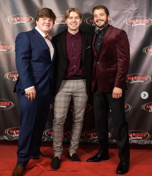 Jeremy Ray Taylor at Unarmed Divide's Red Carpet Premiere with his Co-Stars