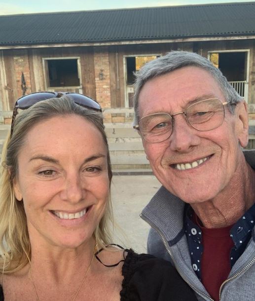 Tamzin Outhwaite with her Dad Colin Frank Outhwaite