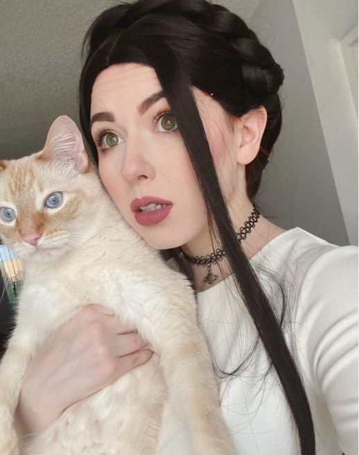 Ryan with her cat