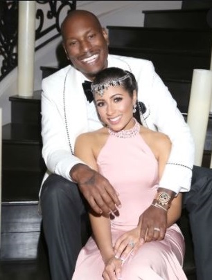 Tyrese Gibson with her second wife Samantha Lee