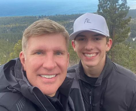 Grayson with his dad Todd Chrisley