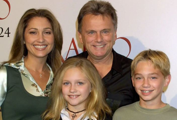 Patrick Michael James Sajak old picture with father, mother and sister